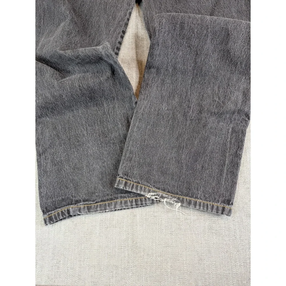 Karl Kani Gold Jeans Mens 38x34 (36X31) Distressed Baggy Loose Denim Y2K Hip Hop
